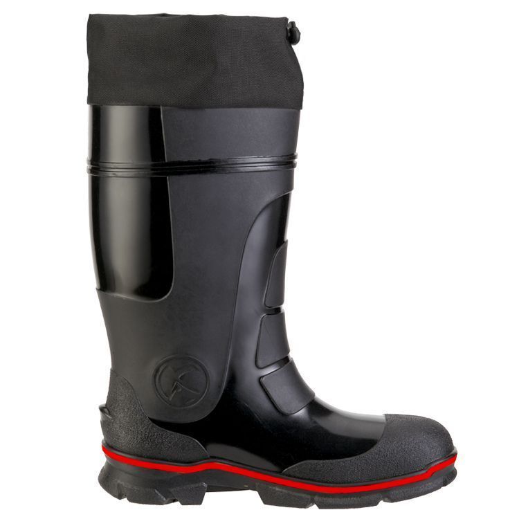 Сапоги ПВХ Акватрек, КП, с надставкой, цв. чёрный